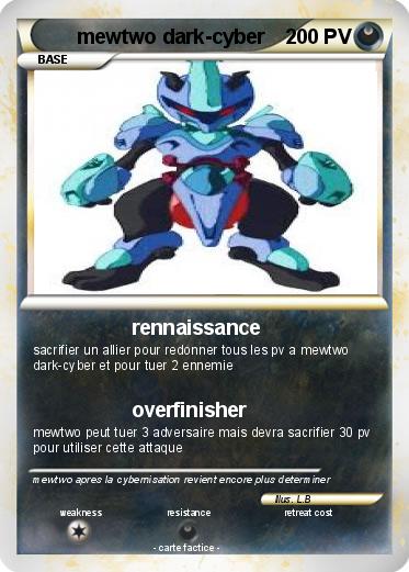 Pokemon mewtwo dark-cyber