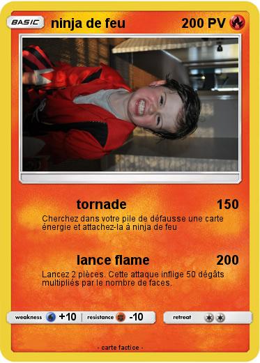 Pokemon ninja de feu