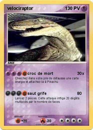 Pokemon velociraptor