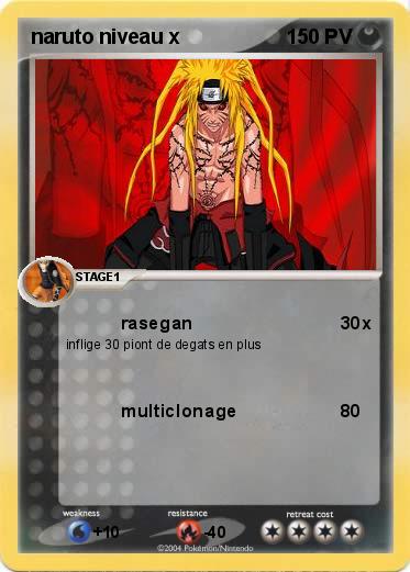 Pokemon naruto niveau x