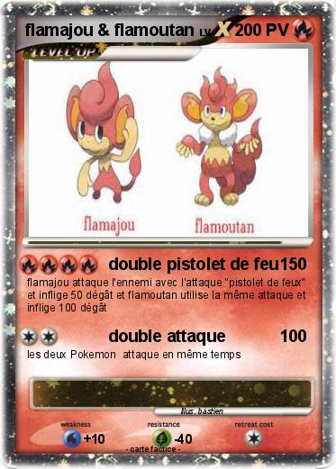 Pokemon flamajou & flamoutan