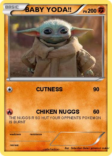 Pokemon BABY YODA!!