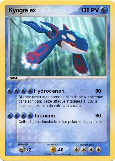 Pokemon Kyogre ex