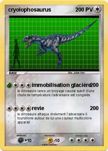 Pokemon cryolophosaurus