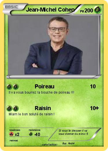 Pokemon Jean-Michel Cohen