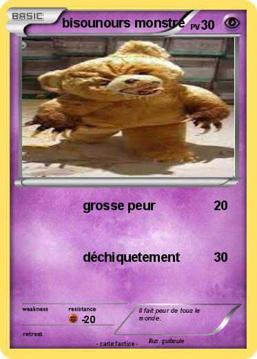 Pokemon bisounours monstre