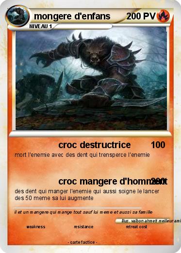 Pokemon mongere d'enfans