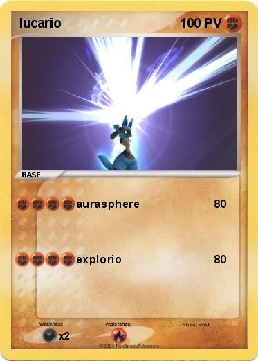 Pokemon lucario