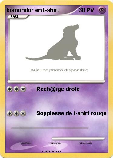 Pokemon komondor en t-shirt