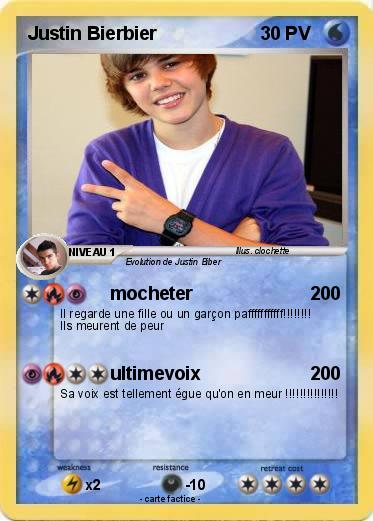 Pokemon Justin Bierbier