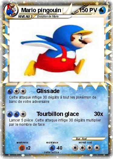Pokemon Mario pingouin