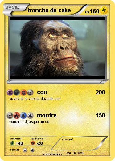 Pokemon tronche de cake