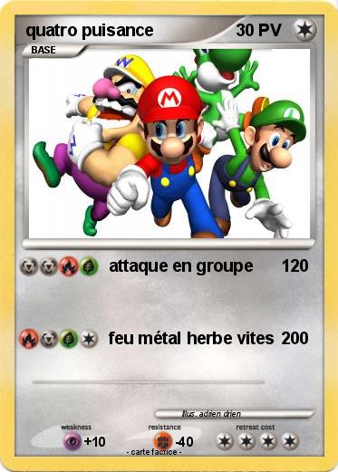 Pokemon quatro puisance