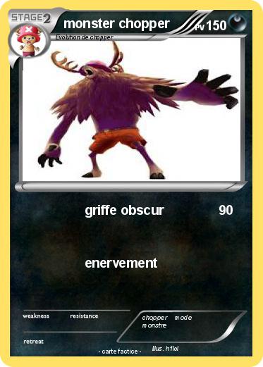 Pokemon monster chopper