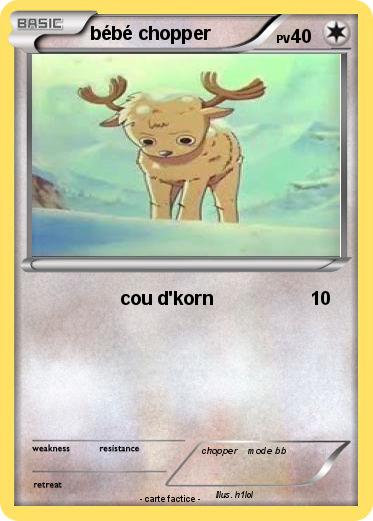 Pokemon bébé chopper