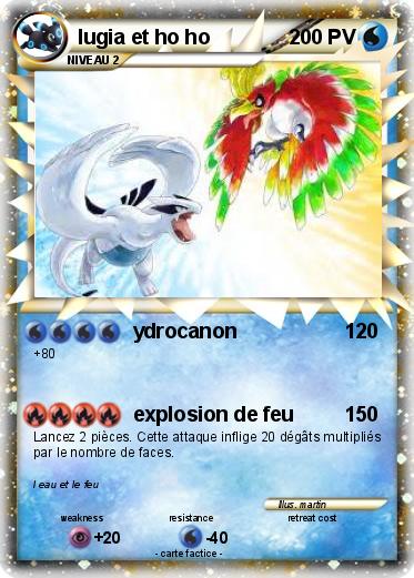 Pokemon lugia et ho ho