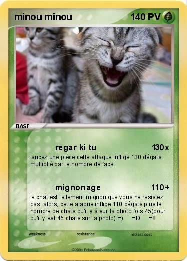 Pokemon minou minou 