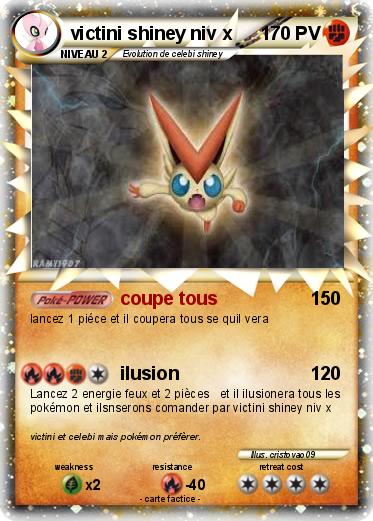 Pokemon victini shiney niv x