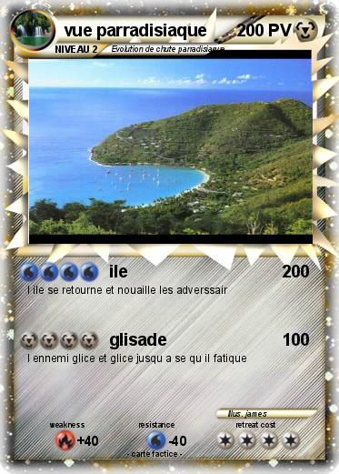 Pokemon vue parradisiaque
