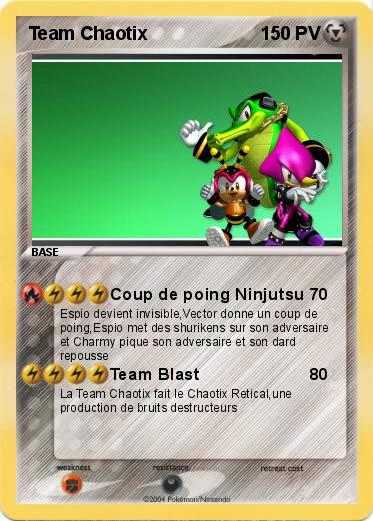 Pokemon Team Chaotix