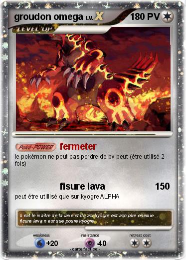 Pokemon groudon omega