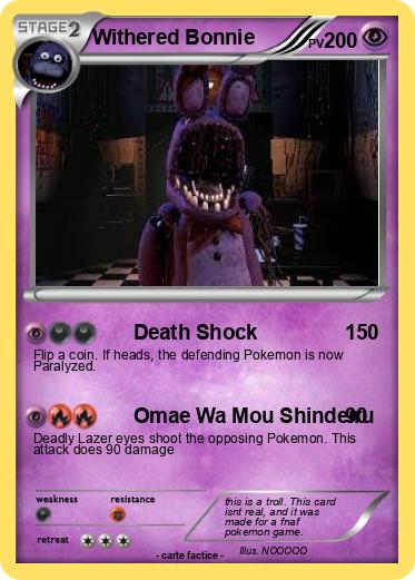 Pokemon Withered Bonnie