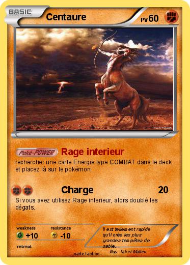 Pokemon Centaure