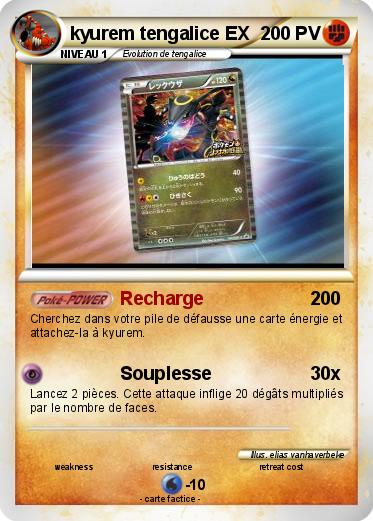Pokemon kyurem tengalice EX