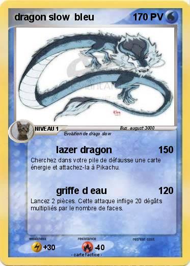 Pokemon dragon slow  bleu