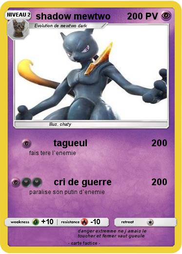 Pokemon shadow mewtwo