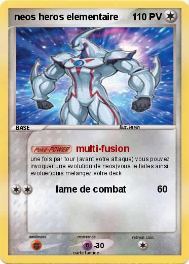 Pokemon neos heros elementaire