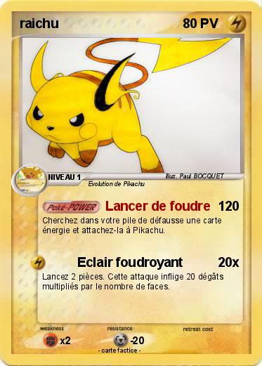Pokemon raichu
