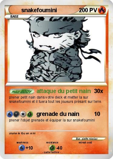 Pokemon snakefoumini
