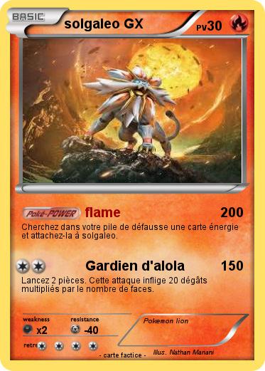 Pokemon solgaleo GX