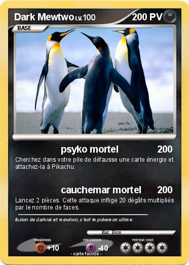Pokemon Dark Mewtwo