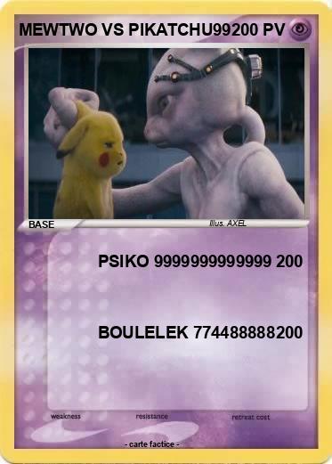 Pokemon MEWTWO VS PIKATCHU99