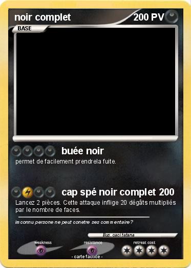 Pokemon noir complet