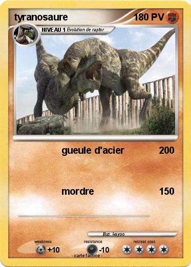 Pokemon tyranosaure
