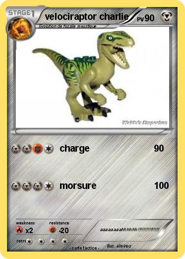 Pokemon velociraptor charlie