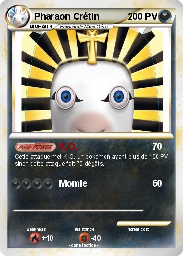Pokemon Pharaon Crétin