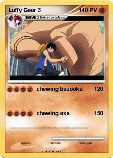 Pokemon Luffy Gear 3