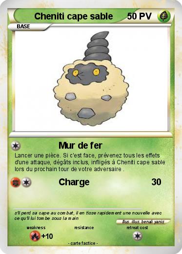 Pokemon Cheniti cape sable