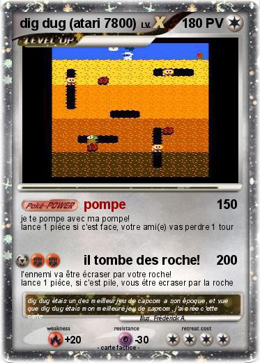 Pokemon dig dug (atari 7800)