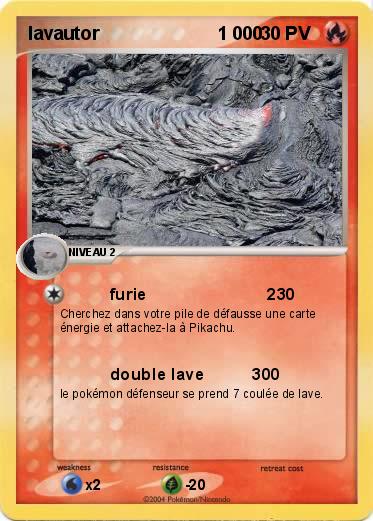 Pokemon lavautor                       1 000