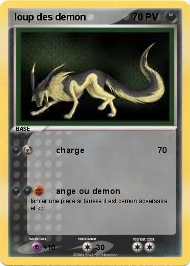 Pokemon loup des demon
