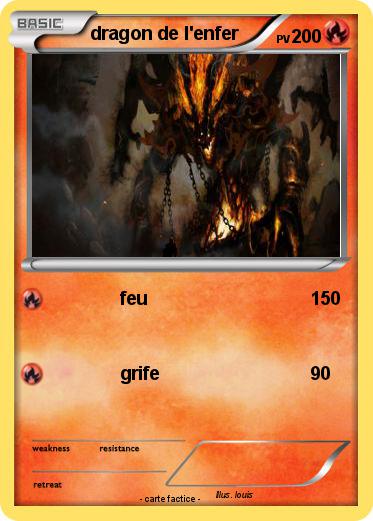 Pokemon dragon de l'enfer