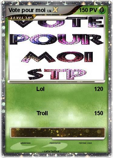 Pokemon Vote pour moi