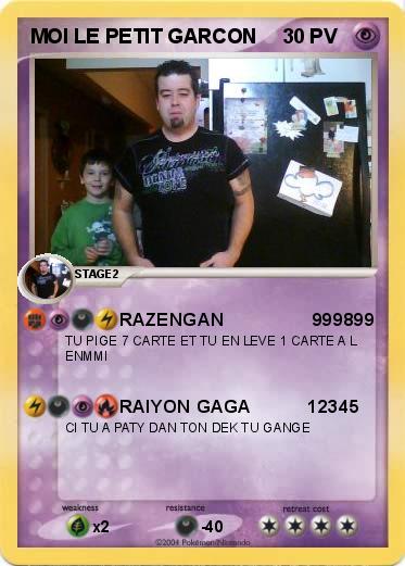 Pokemon MOI LE PETIT GARCON