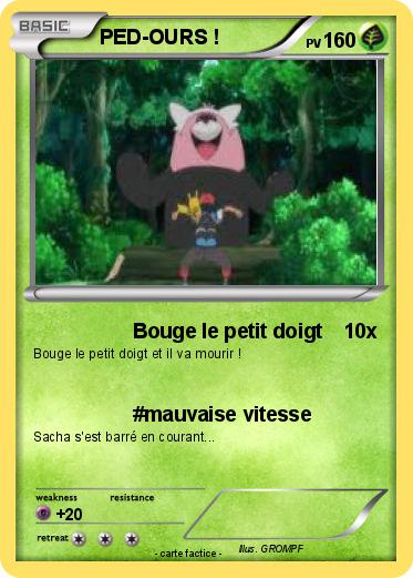 Pokemon PED-OURS !