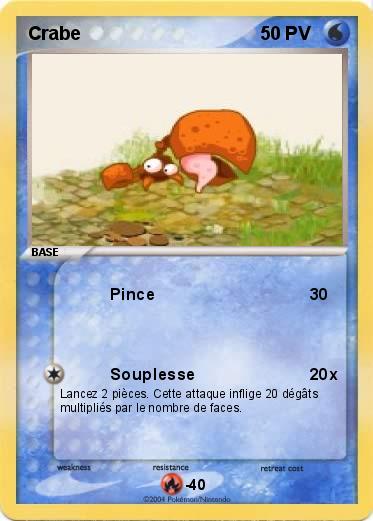Pokemon Crabe